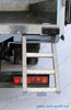 фотография лестница выдвижная подножка изотермический фургон КАМАЗ-5308 фото лесинка в автофургон
