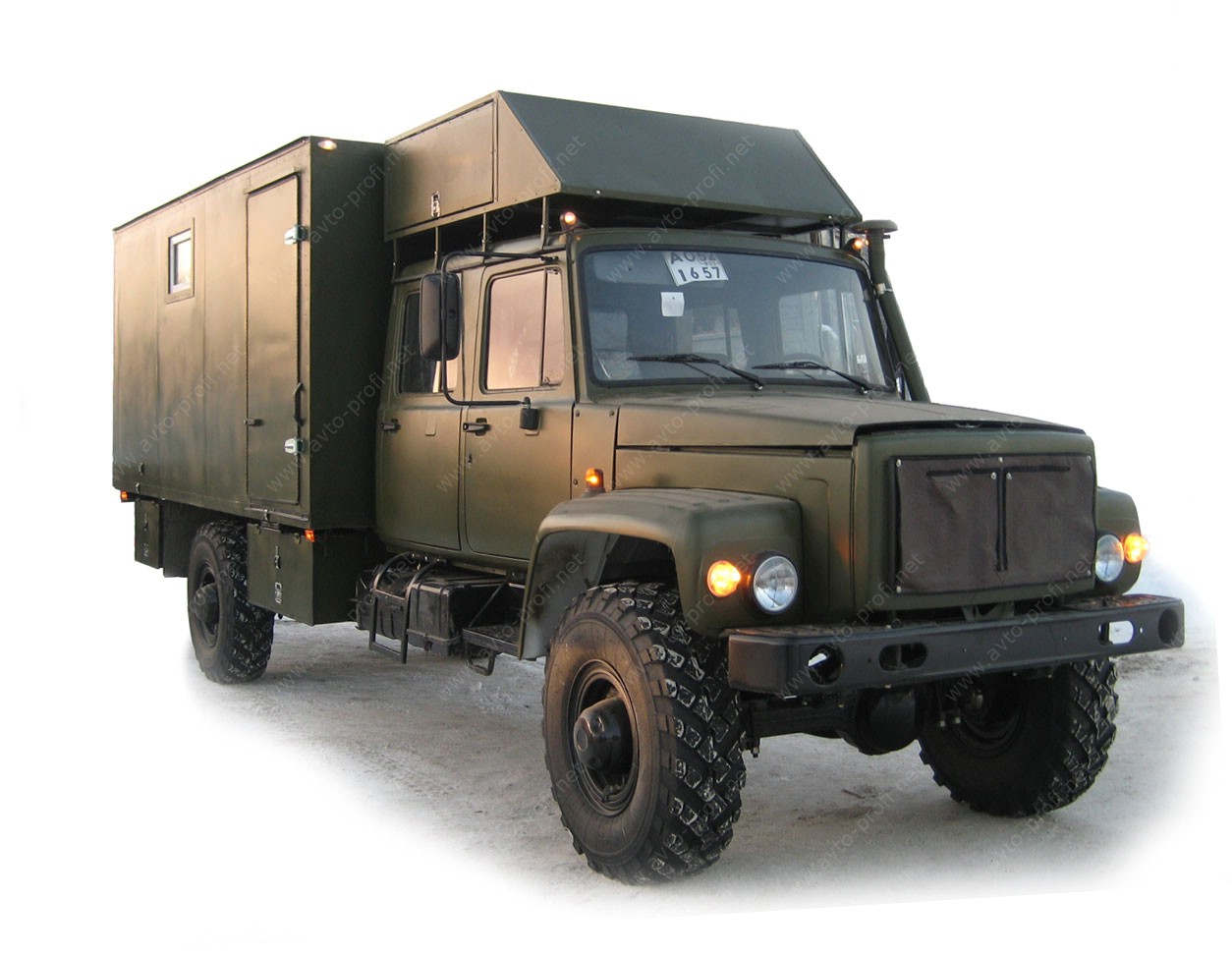 Выпущен автомобиль для активного отдыха, охоты и рыбалки на базе ГАЗ-33081 ЕГЕРЬ-2